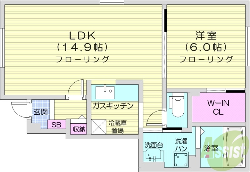 ミリオネールの間取り