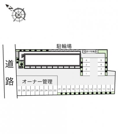 【レオパレスクレールのエントランス】