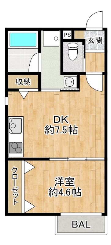 仮称）守山市二町町新築ＡＰの間取り