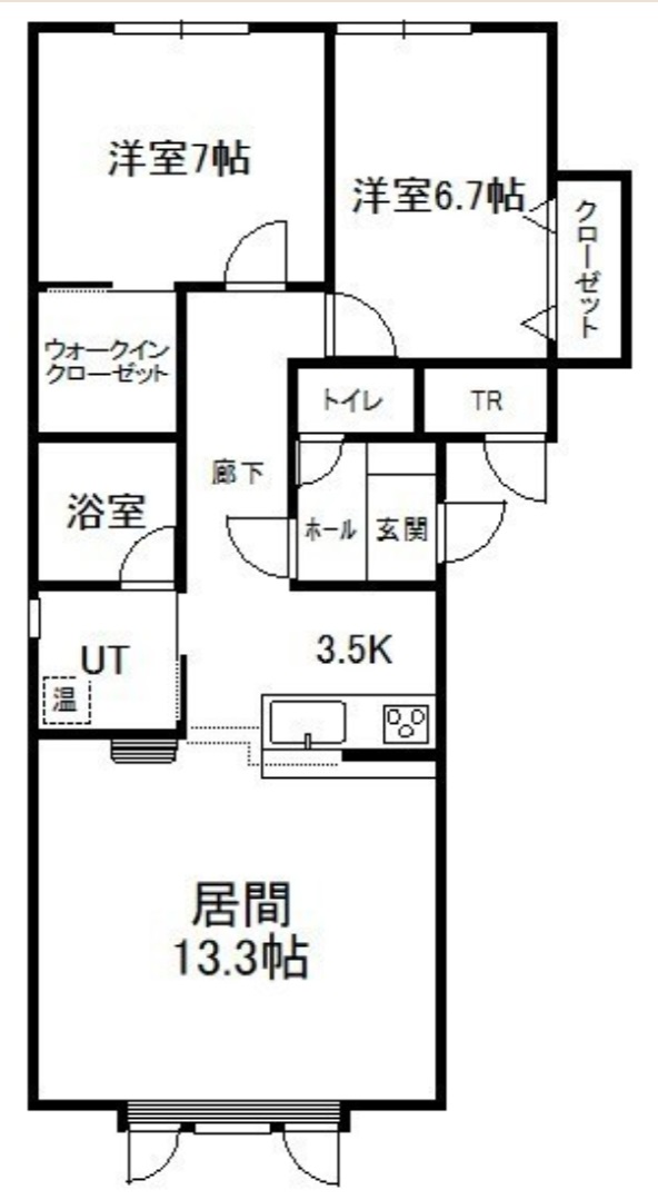 ファーストスター富良野の間取り