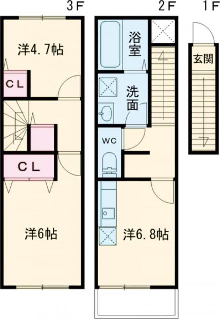 ウラノス小松川12の間取り