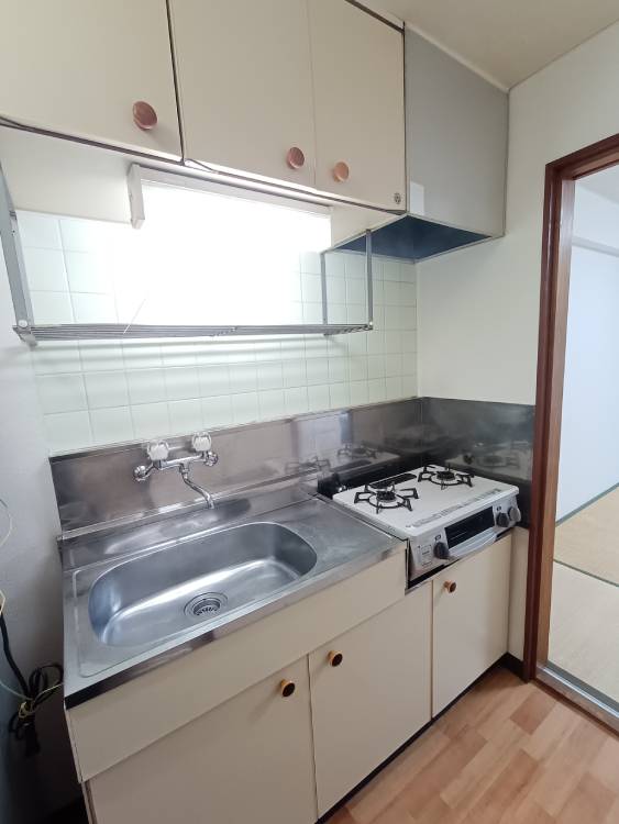 キッチン　ミニキッチン(二口ガスコンロ無料貸出可能）