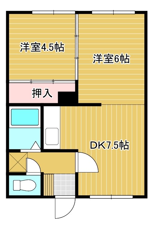 マンションわらべの間取り