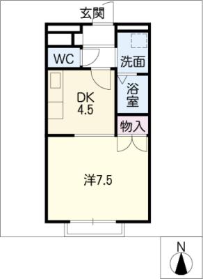 アムールＡ １の間取り