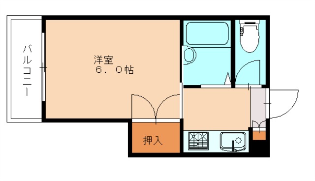 北九州市八幡西区力丸町のマンションの間取り