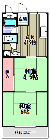 第一栄マンションの間取り