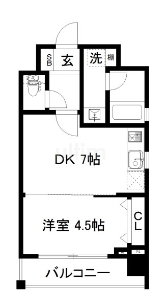 【ベラジオ京都七条ウエストの間取り】