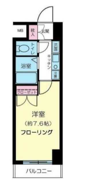 ステージファースト目白第2の間取り