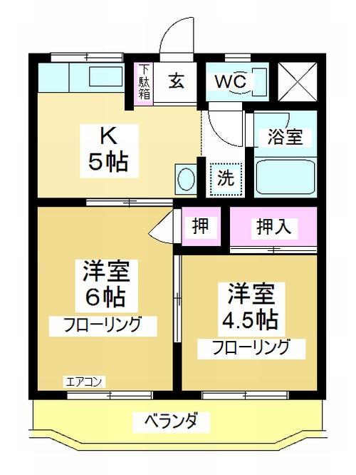 神田マンションの間取り