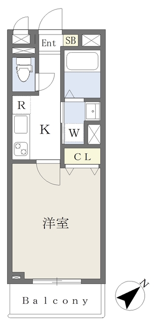 【正和マンション飯田町の間取り】