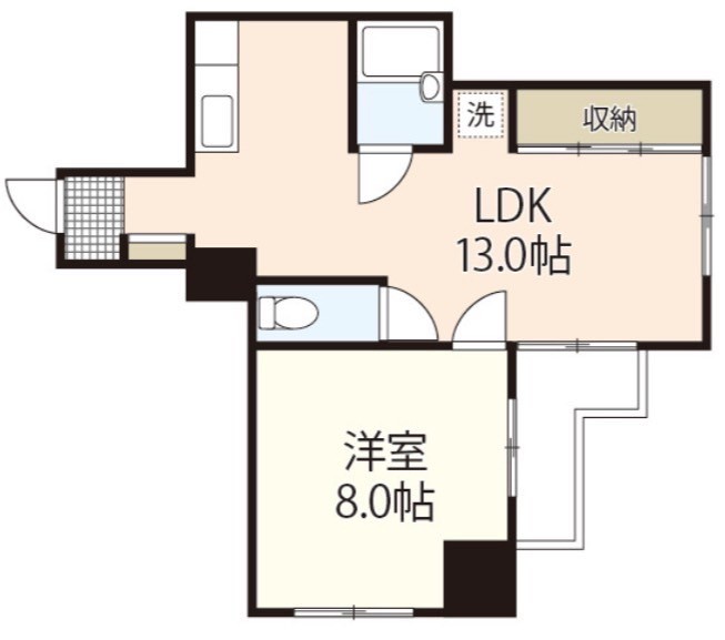 エイトバレー54の間取り