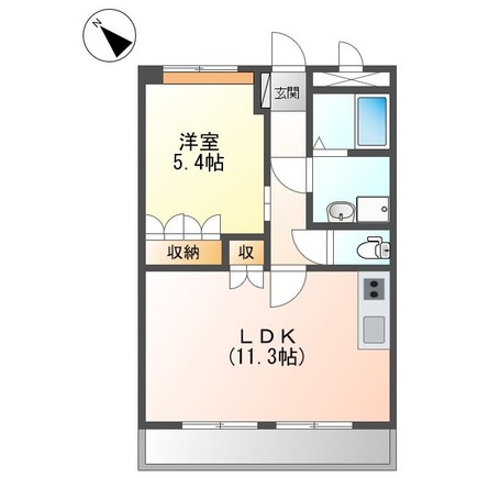 和泉市一条院町のマンションの間取り