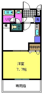 【堺市西区鳳南町のアパートの間取り】