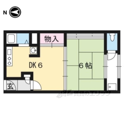 アミティエ一乗寺の間取り