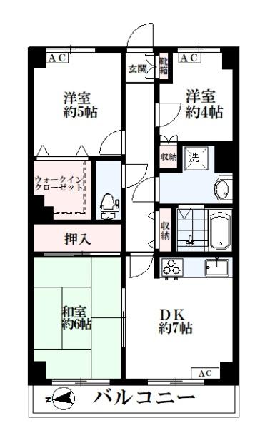 レピドール福田1の間取り