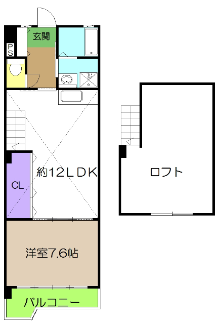 ＤＲハウスII（０７～１１号室）一般・法人プランの間取り