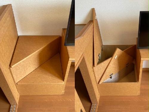 その他設備　★ベッド脇の階段にも収納があります★