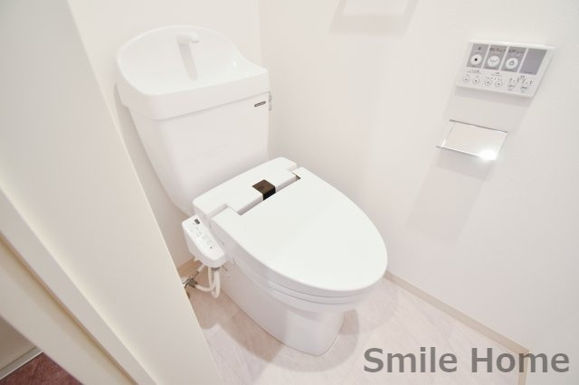 トイレ　清潔感があるトイレです。入るとホッとする、そんな空間。