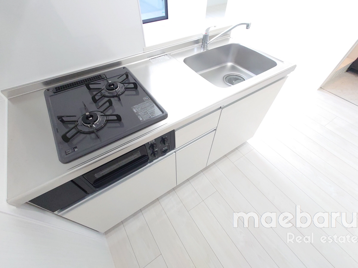 キッチン　2口コンロ・グリル付き