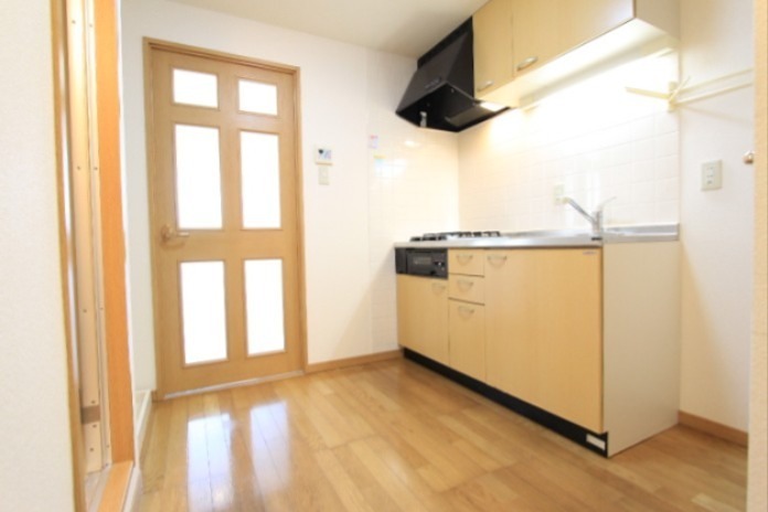 キッチン　２口コンロ（グリル付き）