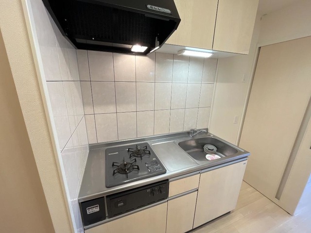 キッチン　2口ガスコンロ付きキッチン