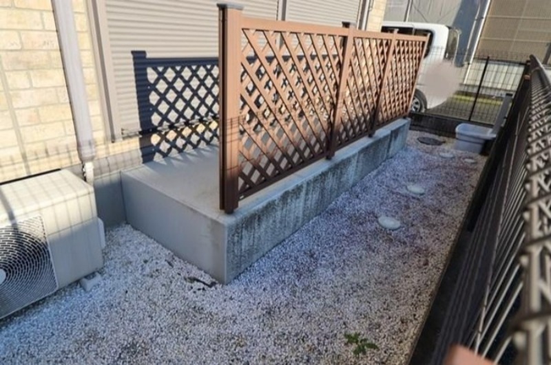 庭　図面と現状に相違がある場合には現状を優先