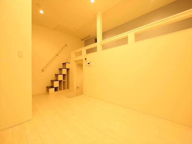 居室・リビング　ＬＤＫ8帖　洋室3.9帖　上段ロフト5.7帖　エアコン2基