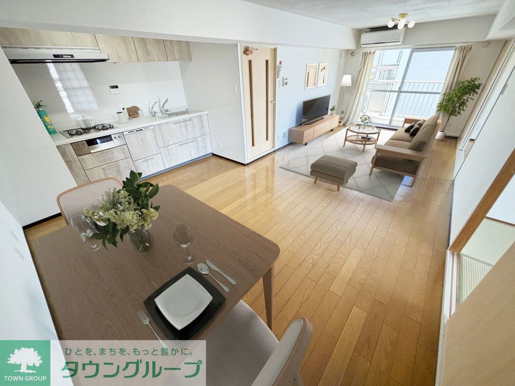 居室・リビング　家具家電配置例