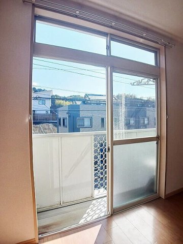 バルコニー　広々としたバルコニーです