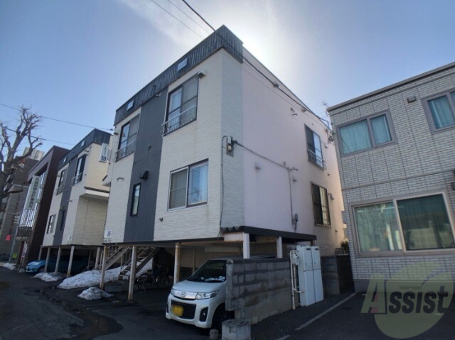 建物外観　札幌市北区北１９条西「コーポラス１９Ａ棟」