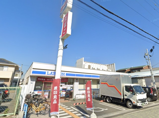 コンビニ　ローソン柏原清州二丁目店（コンビニ）まで607m