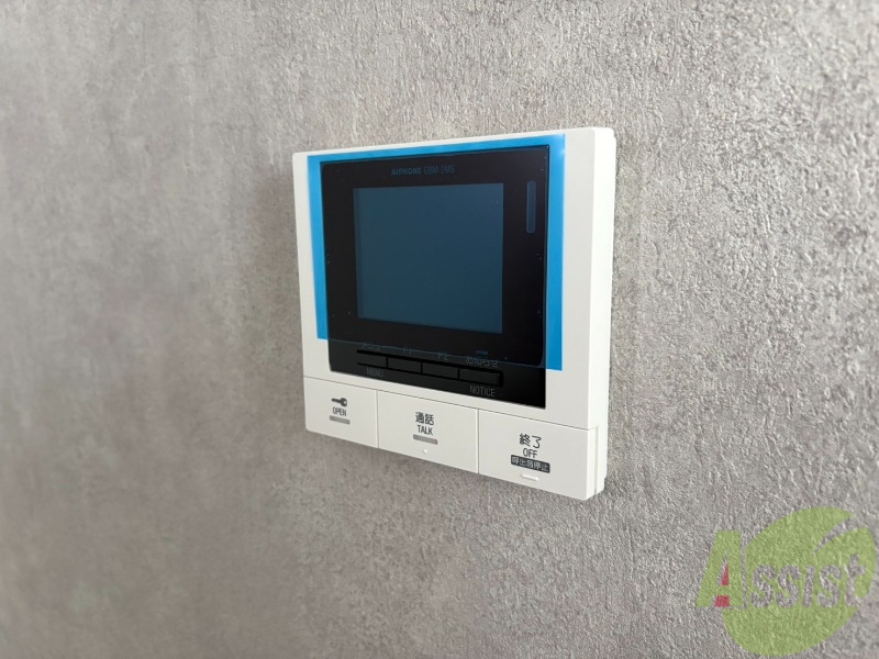 セキュリティ　来客時にはこちらのチャイムが鳴りますよ。