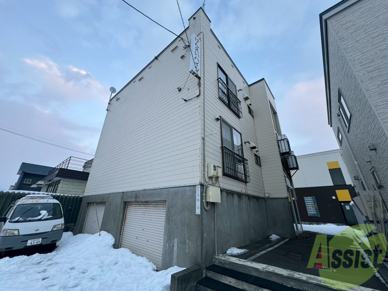 建物外観　札幌市北区新琴似３条「けんえいハイツ」