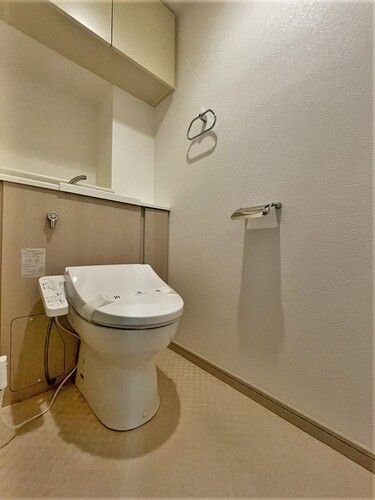 トイレ　ゆったりとした空間のトイレです