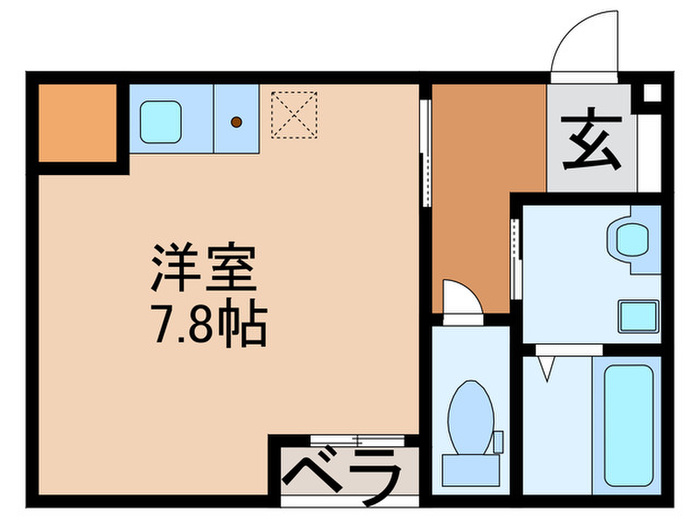 chou chou Nakamiya WESTの間取り写真
