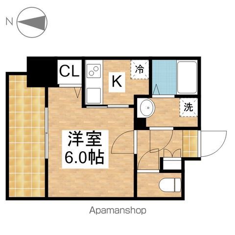 地下鉄鶴舞線 上前津駅 徒歩2分 15階建 築3年の間取り写真