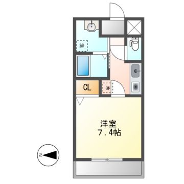 プリムローズマンションの間取り写真