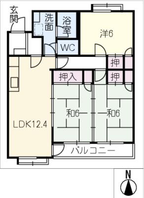 リファインメゾン祈年町の間取り写真
