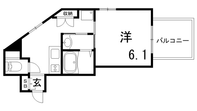 ブロンテ垂水海岸通EASTの間取り写真