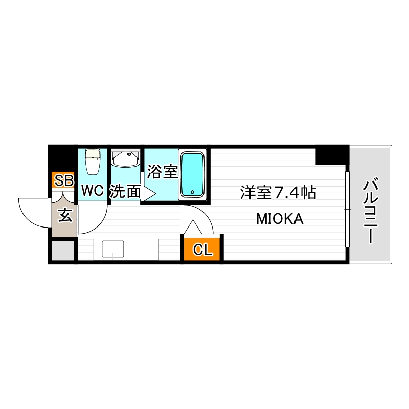 グランディール阪南町III番館の間取り写真
