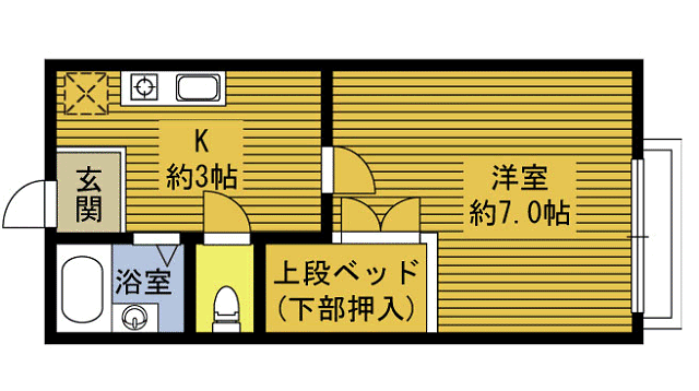 ヴィラジュドゥノール参番館の間取り写真