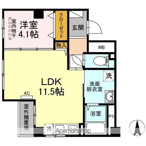 OTC田町マンションの間取り写真