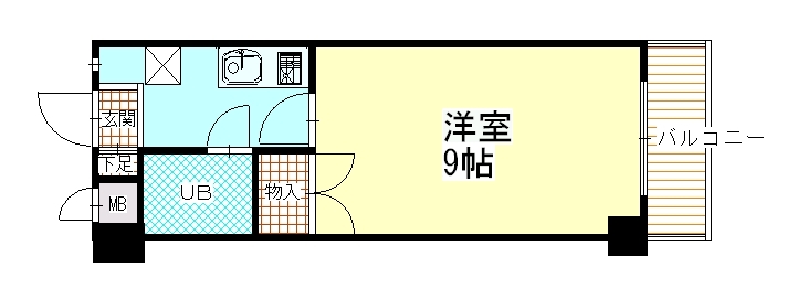 クレッセント東山の間取り写真