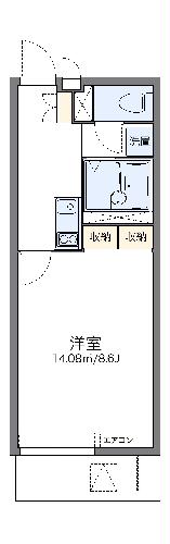 レオネクストパークハイツ Bの間取り写真