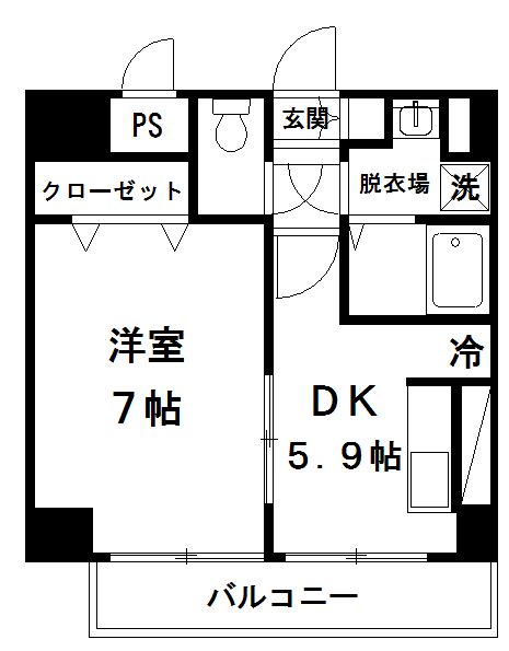 さいたま市北区宮原町のマンションの間取り