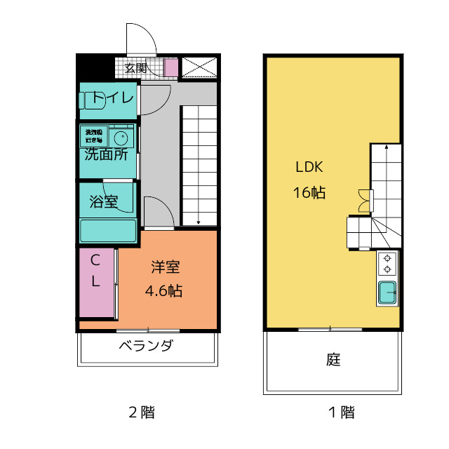 シャトーヨサミの間取り