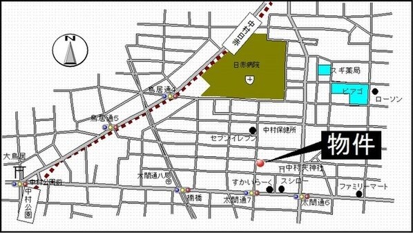 地下鉄東山線 中村日赤駅 徒歩9分 4階建 築26年の外観写真