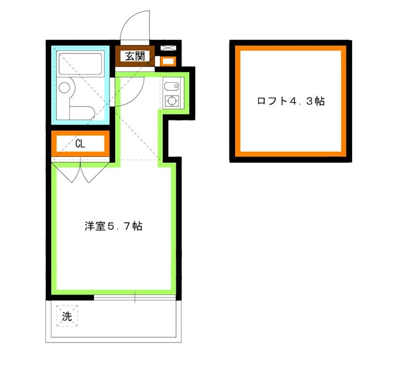 東京都武蔵野市吉祥寺本町４（アパート）の賃貸物件の間取り