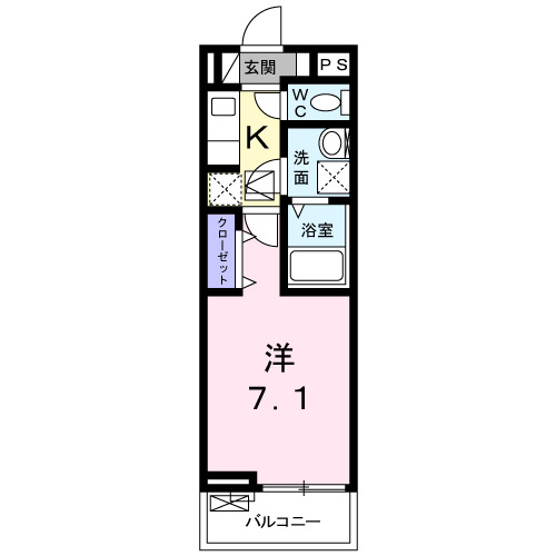 ラ・ステラ学園前の間取り