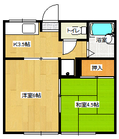 高橋レピュートの間取り